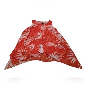 Women’s 1X Alfani Tropic Swirl Sleeveless Top